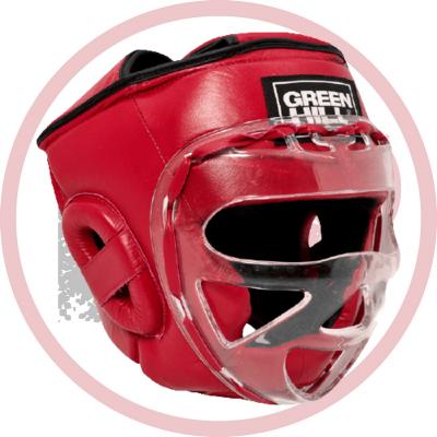 Шлем с Пластиковой Маской Green Hill Ring