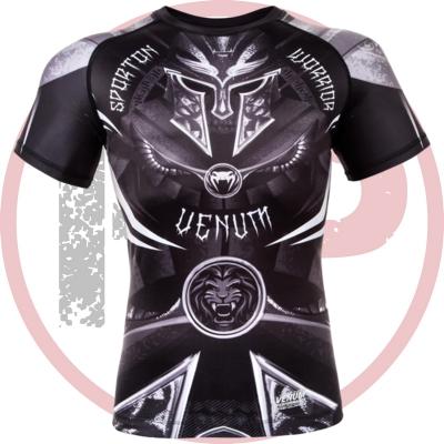 Рашгард короткий рукав Venum Gladiator 3.0 Black/White